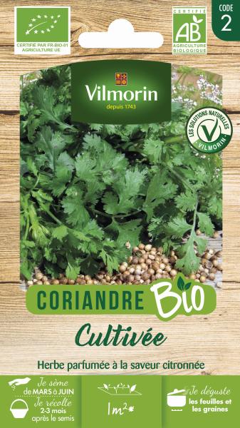 Aromatiques - Coriandre Cultivée - BIO - PACKAGING_RECTO